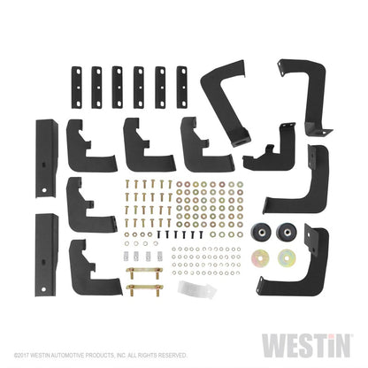 Westin 10-18 Dodge Ram Crew Cab 5ft & 6ft Bed HDX Drop Wheel-To-Wheel Nerf Step Bars - Text. Blk