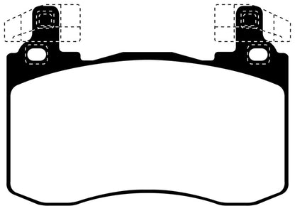 EBC 2019+ Genesis G70 2.0T (Brembo) Yellowstuff Front Brake Pads