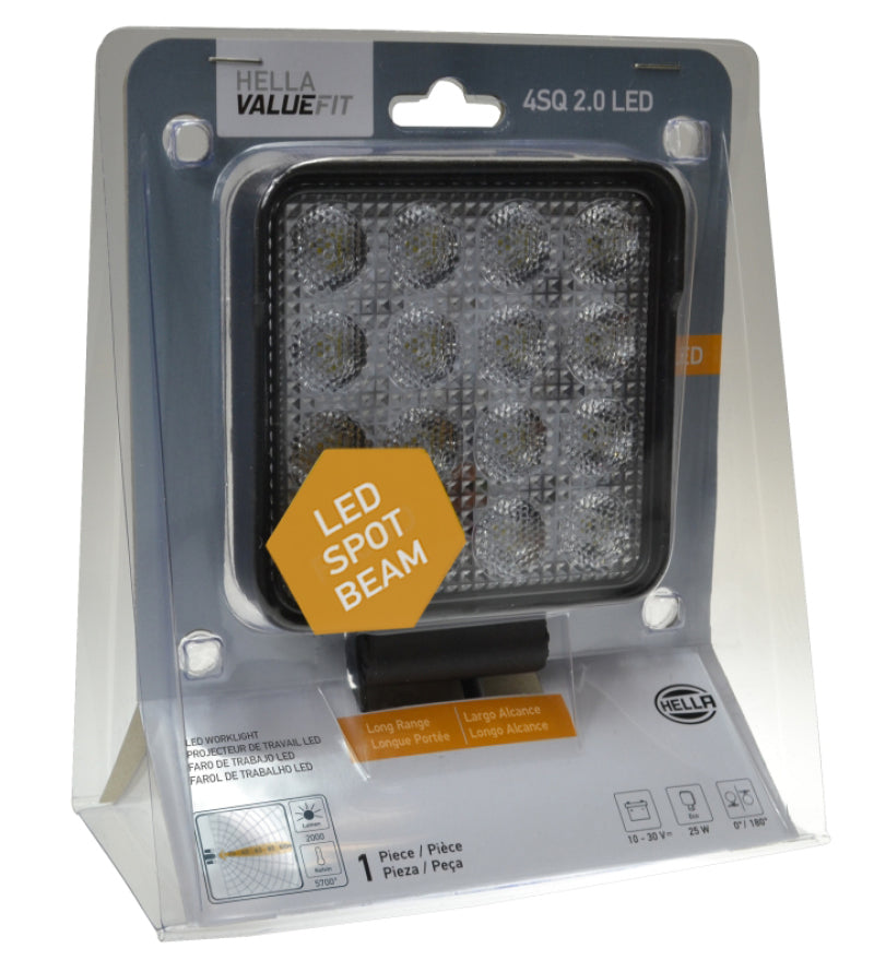 Hella ValueFit Work Light 4SQ 2.0 LED MV LR LT