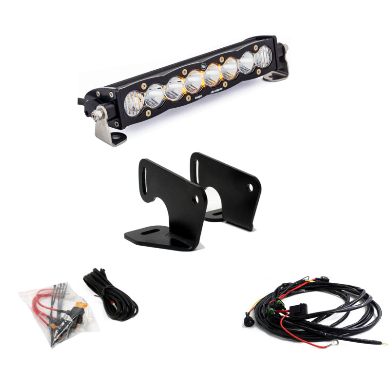 Baja Designs Polaris RZR Pro XP Hood Mount Light Kit 10in S8