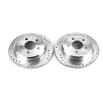 Power Stop 95-01 Ford Explorer Rear Evolution Drilled & Slotted Rotors - Pair