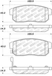 StopTech Street Touring 04-07 RX-8 Rear Pads