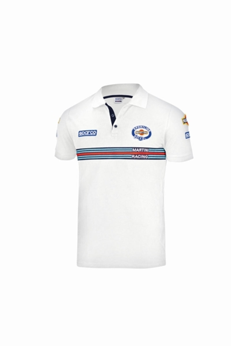 Sparco Polo Replica Martini-Racing XS White