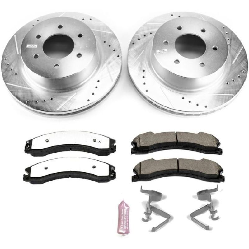 Power Stop 16-22 Nissan Titan XD Front Z36 Truck & Tow Brake Kit