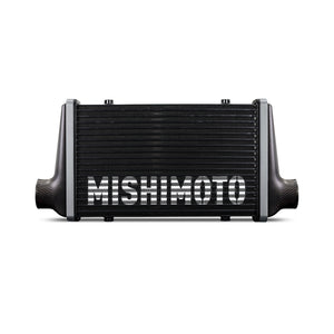 Mishimoto Universal Carbon Fiber Intercooler - Gloss Tanks - 600mm Gold Core - C-Flow - G V-Band