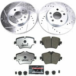 Power Stop 2019 Mini Cooper Clubman Front Z26 Street Warrior Brake Kit