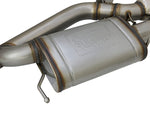 aFe MACHForce XP 3in 304SS Cat Back Exhaust s/ Black Tips 16-17 Cadillac ATS-V V6-3.6L (tt)