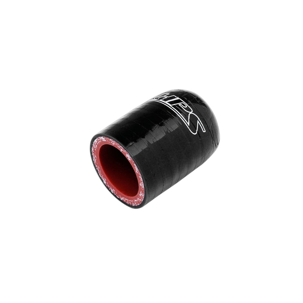 HPS Performance Silicone Coolant Bypass CapHigh Temp 3-ply Reinforced1/2" IDBlack