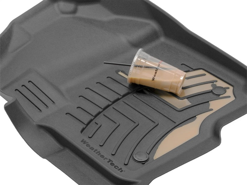 WeatherTech 2016+ Dodge Durango / Jeep Grand Cherokee Front FloorLiner HP - Black