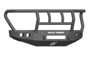 Road Armor 17-20 Ford F-250 Stealth Front Bumper w/Titan II Guard Standard Flare - Tex Blk