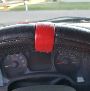 BuiltRight Industries 09-14 Ford Raptor Steering Wheel Stripe Kit - Red