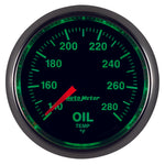 Autometer GS Series 2-1/16in Oil Temperature Gauge 140-280 Degrees Electric Full Sweep