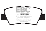 EBC 09-11 Hyundai Azera 3.3 Ultimax2 Rear Brake Pads