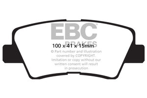 EBC 09-11 Hyundai Azera 3.3 Ultimax2 Rear Brake Pads