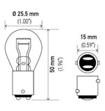 Hella Bulb 2057 12V 27/7W BAY15d S8