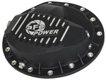 aFe Power Pro Series Rear Differential Cover Black w/Machined Fins 16-17 Nissan Titan XD(AAM 9.5-14)