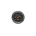 Russell Performance 100 psi fuel pressure gauge black face chrome case (Liquid-filled)