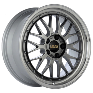 BBS LM 18x8 5x114.3 ET40 Diamond Black Center / Machined Lip Wheel -82mm PFS/Clip Required