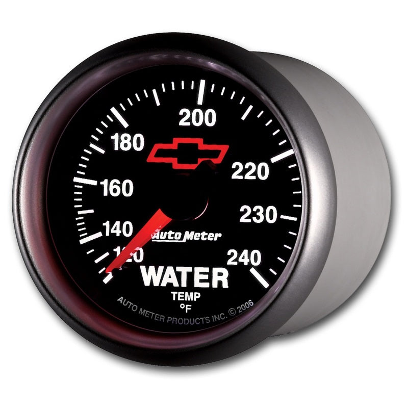 Autometer Sport-Comp II 2-1/16in 120-240 Deg Mechanical Water Temp Gauge - Bowtie Black