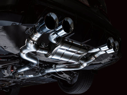 AWE Tuning SwitchPath Cat-Back Exhaust for BMW G8X M3/M4 - Chrome Silver Tips