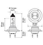 Hella Optilux 12V/55W H7 Extreme Blue Bulb (Pair)