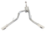 aFe MACHForce XP Exhaust 3in SS Dual Side Exit CB w/ Polish Tips 15 Ford F150 Ecoboost V6-2.7L/3.5L