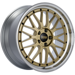 BBS LM 19x9 5x112 ET42 Gold Center Diamond Cut Lip Wheel -82mm PFS/Clip Required