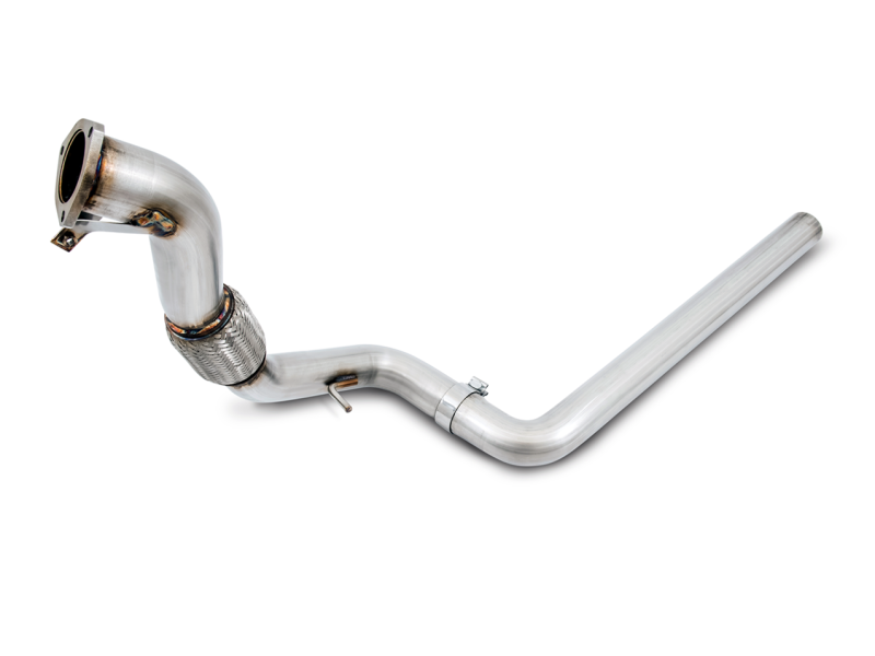 AWE Tuning Audi B9 A5 Track Edition Exhaust Dual Outlet - Chrome Silver Tips (Includes DP)