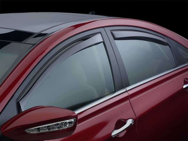 WeatherTech 99-03 Mazda Protege Front and Rear Side Window Deflectors - Dark Smoke