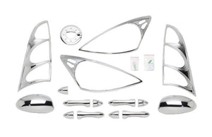 Putco 00-04 Ford Focus (4 Door) DH/MC/TL/HL/FTC Chrome Trim Accessory Kits