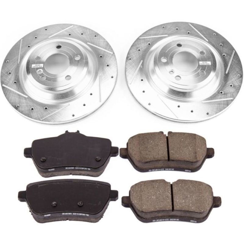 Power Stop 15-16 Mercedes-Benz SL400 Rear Z23 Evolution Sport Brake Kit