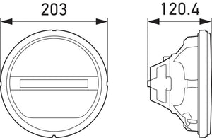 Hella Headlamp INSERT GR 1F8