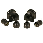 Rugged Ridge Front Swaybar Bushing Kit Black 30.5mm 97-06 Jeep Wrangler