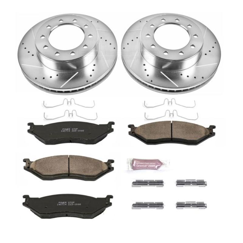 Power Stop 05-16 Ford F-550 Super Duty Front Z23 Evolution Brake Kit