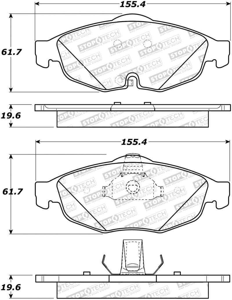 StopTech Street Brake Pads