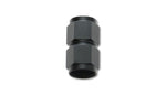 Vibrant Fitting Straight Coupler Union Adapter Female -10 AN to Female -12 AN Aluminum Black Anodize