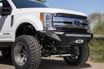 Addictive Desert Designs 17-18 Ford F-250 Super Duty Stealth Fighter Front Bumper w/ Winch Mounts