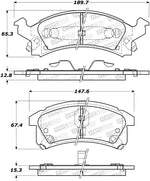 StopTech Street Brake Pads - Front/Rear