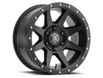 ICON Rebound 17x8.5 6x120 0mm Offset 4.75in BS 67mm Bore Satin Black Wheel