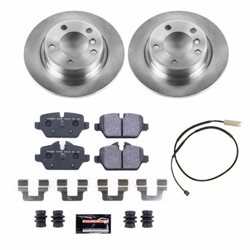 Power Stop 11-16 Mini Cooper Countryman Rear Track Day Brake Kit