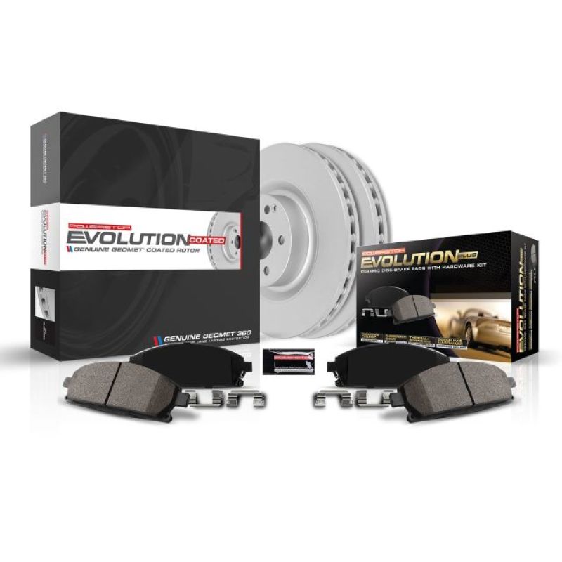 Power Stop 17-22 Ford F-550 Super Duty Front Z17 Coated Brake Kit