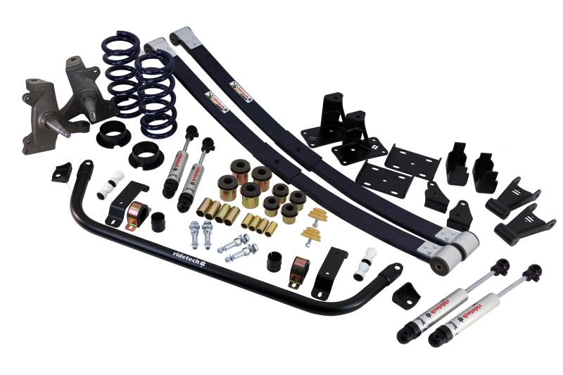 Ridetech 73-87 Chevrolet C10 Small Block/LS StreetGrip Suspension System w/ Control Arm Bushing Kit