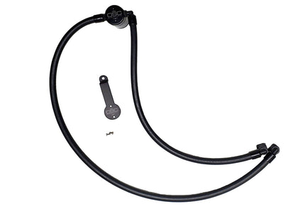 J&amp;L 20-25 Jeep Wrangler 2.0L Driver Side Oil Separator 3.0 - Black Anodized