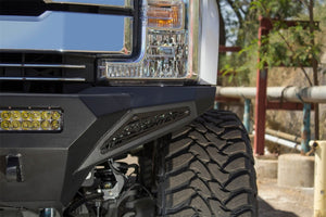 Addictive Desert Designs 17-18 Ford F-250 Super Duty Stealth Fighter Front Bumper w/ Winch Mounts