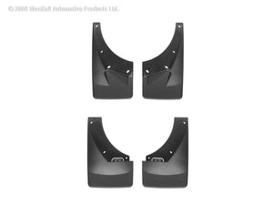 WeatherTech 07-08 Chevrolet Tahoe No Drill Mudflaps - Black