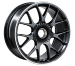 BBS CH-R 20x9 CL ET51 CB84 Satin Black Polished Rim Protector Wheel