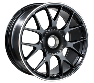 BBS CH-R 20x9 CL ET51 CB84 Satin Black Polished Rim Protector Wheel