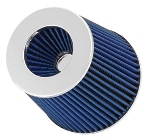 Spectre Adjustable Conical Air Filter 5-1/2in. Tall (Fits 3in. / 3-1/2in. / 4in. Tubes) - Blue