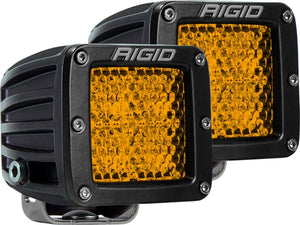 Rigid Industries D-Series - Diffused Rear Facing High/Low - Yellow - Pair