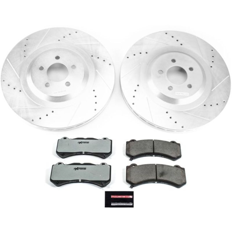 Power Stop 15-20 Dodge Charger Front Z26 Street Brake Kit